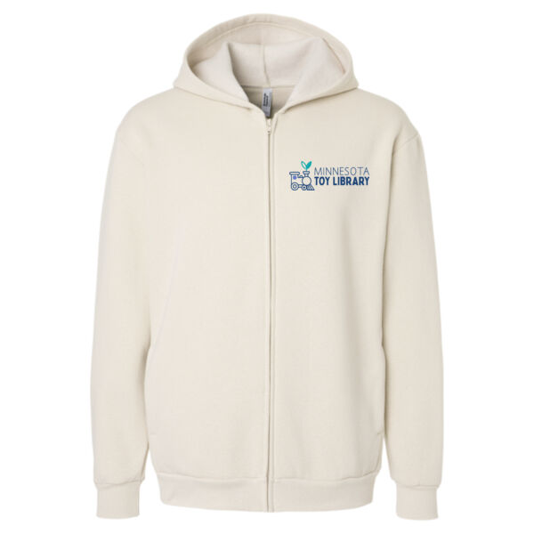 American Apparel - Unisex ReFlex Fleece Full-Zip Hoodie Sweatshirt - Embroidered Logo Thumbnail