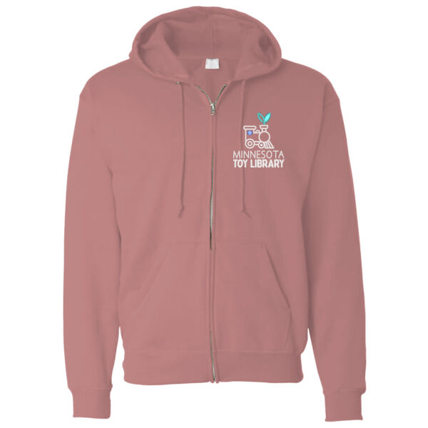 LAT - Unisex Full-Zip Fleece Hoodie - Embroidered Logo Thumbnail