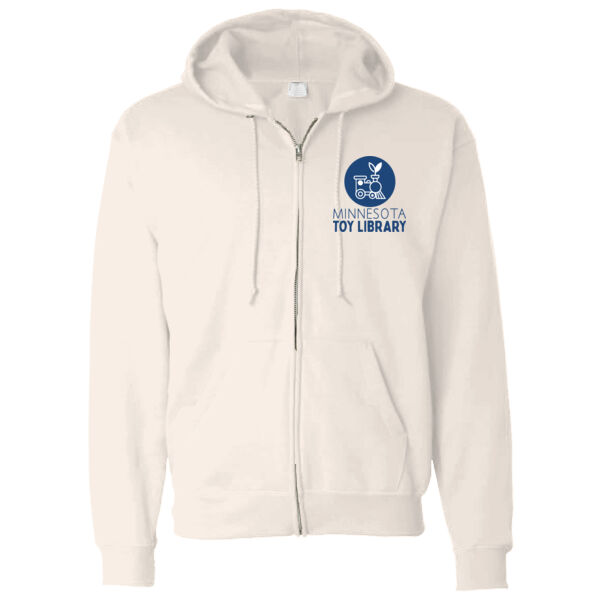 LAT - Unisex Full-Zip Fleece Hoodie - Embroidered Logo Thumbnail