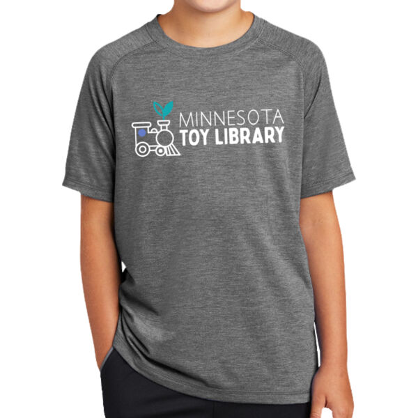 Sport-Tek - Youth PosiCharge Tri-Blend Wicking Raglan Tee - Printed Logo Thumbnail