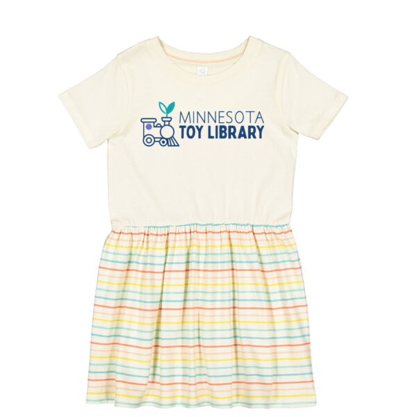 Rabbit  Skins - Toddler Fine Jersey Dress - Printed Logo Thumbnail