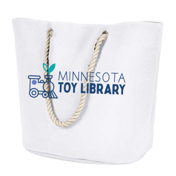 BAGedge - Polyester Canvas Rope Tote - Printed Logo Thumbnail