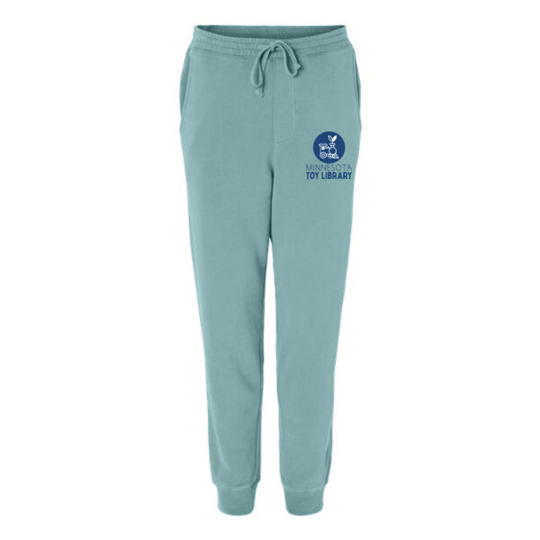 Independent Trading Co. - Unisex Pigment-Dyed Fleece Sweatpants - Embroidered Logo Thumbnail