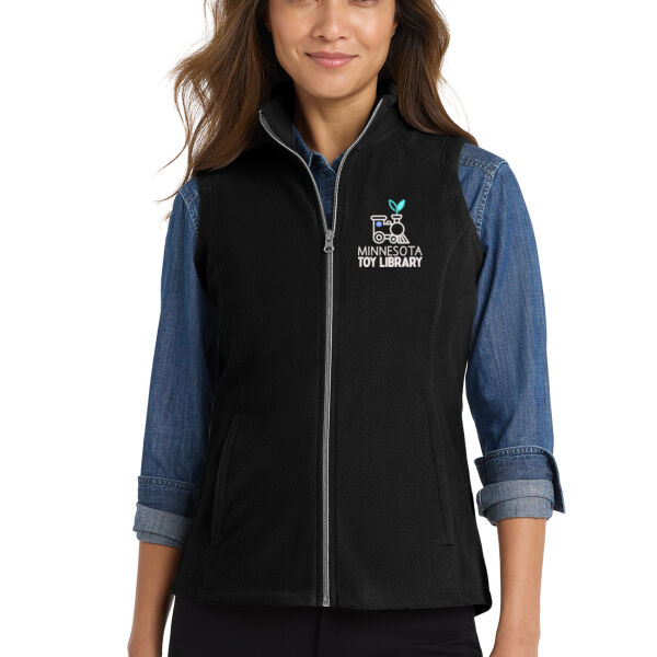 Port Authority - Women's Microfleece Vest - Embroidered Logo Thumbnail