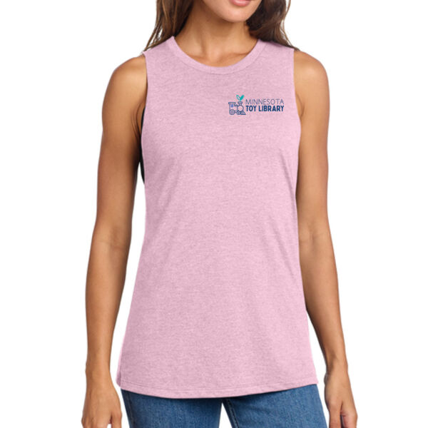 District® Women’s Perfect Tri® Muscle Tank - Printed Logo Thumbnail
