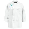 Eight Knot Button Chef Coat with Thermometer Pocket Thumbnail