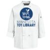 Eight Knot Button Chef Coat with Thermometer Pocket Thumbnail