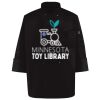Ten Pearl Button Black Chef Coat Thumbnail
