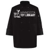 Ten Pearl Button Black Chef Coat Thumbnail