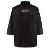 Black Knot Button Chef Coat Thumbnail